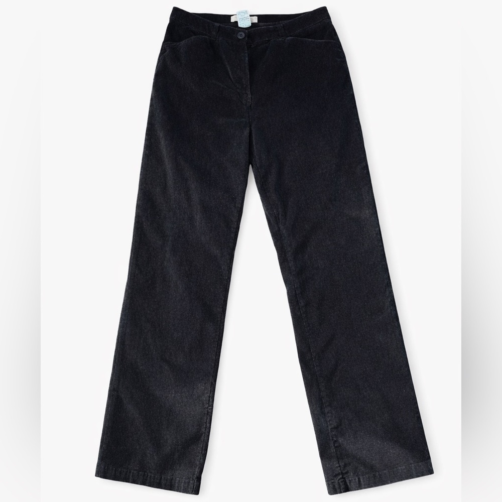 Vintage Penmans Black Corduroy High rise  Straight Leg Pants Size Large